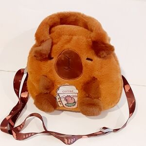 Capybara Plush Crossbody Bag Shoulder Bag For Kids